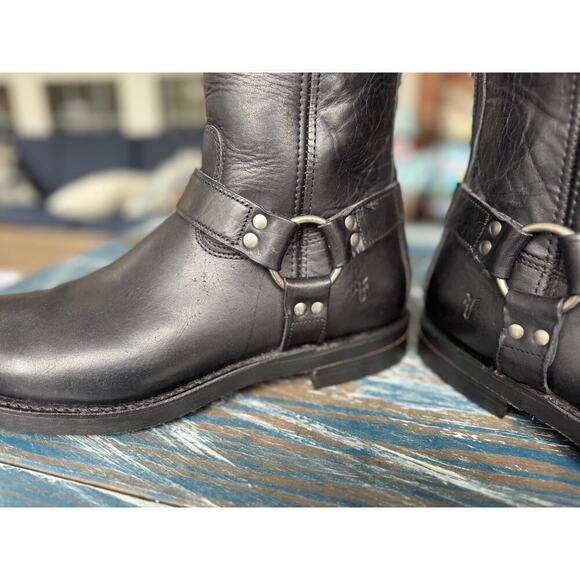 FRYE Philip Harness boots, size Men\'s 12; 100% Premium Leather; Biker; Western main image 11